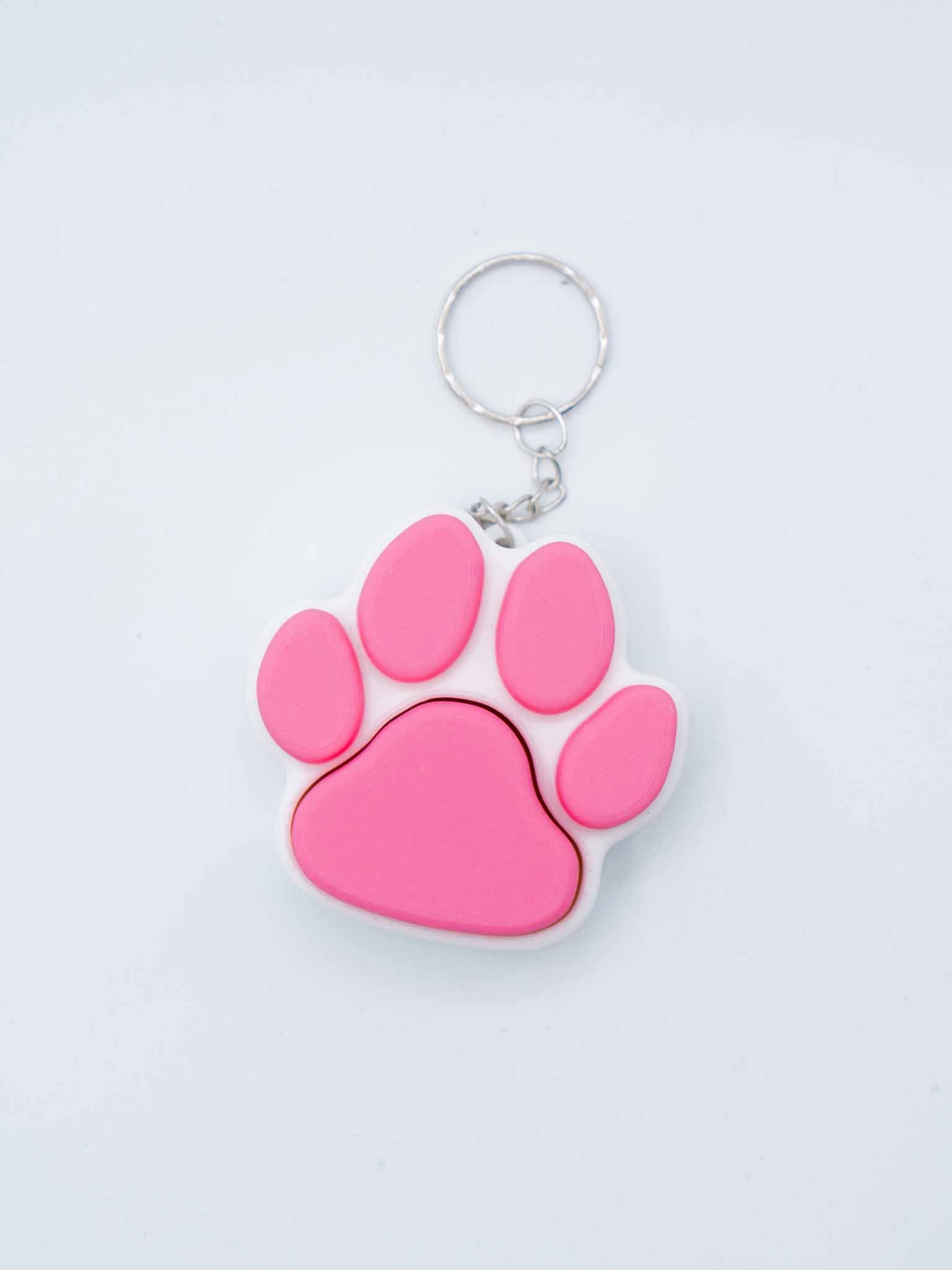 Llaveros Huella Perro con Clicker