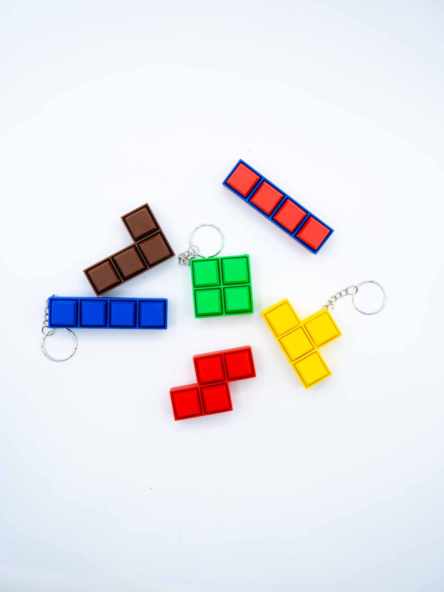 Llaveros Tetris con Clicker